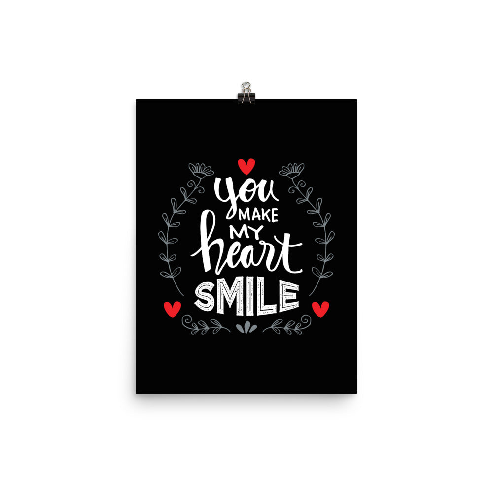 You Make My Heart Smile Poster