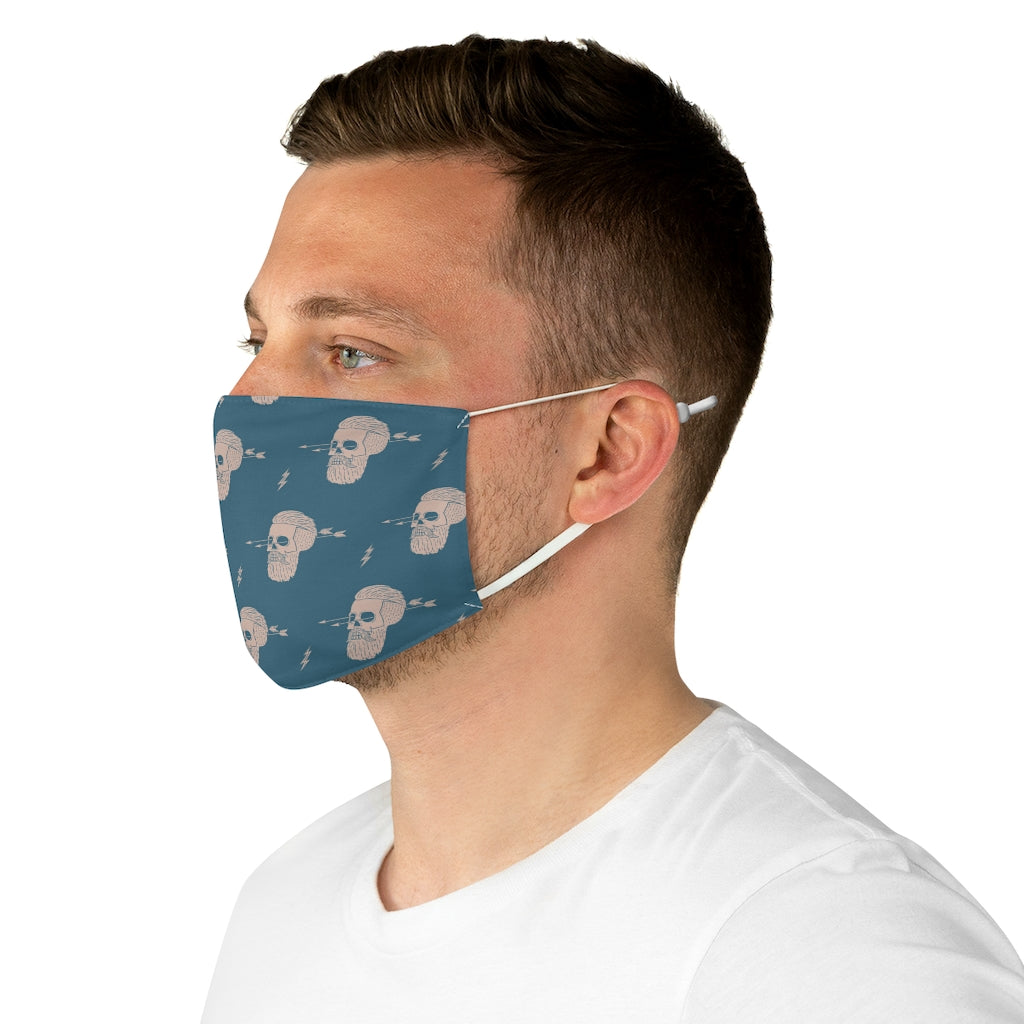 Hipster Watching You Face Mask