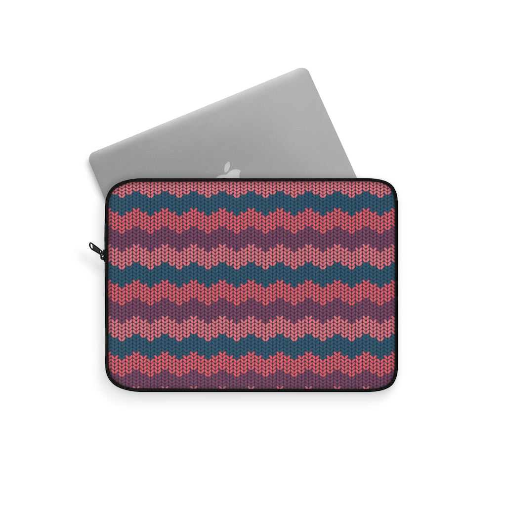 Knit Coral Laptop Sleeve