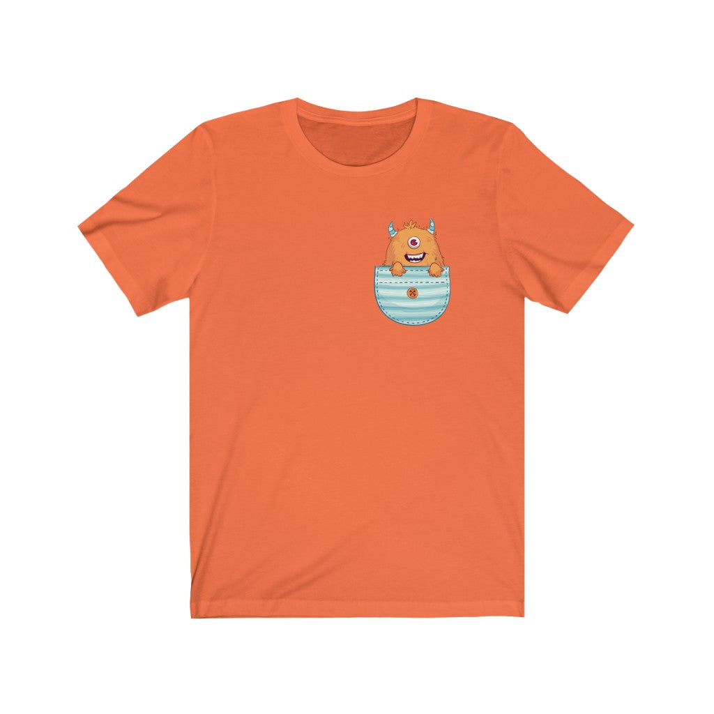 Orange Cyclops Pocket Monster T-Shirt