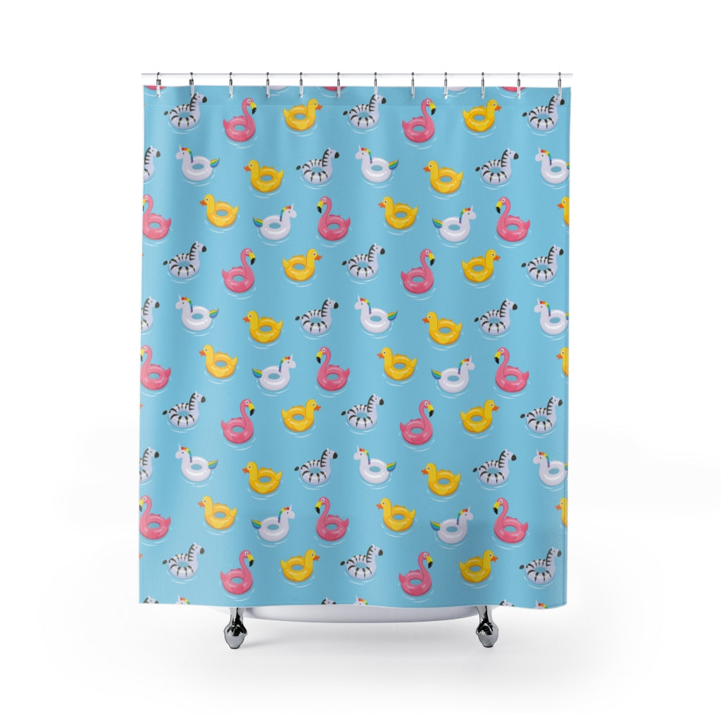 Rubber Inflatables Shower Curtain