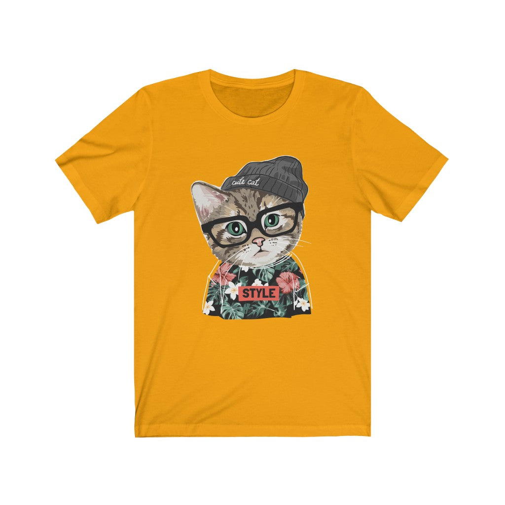 Hipster Cat T-Shirt