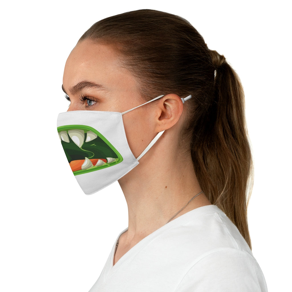 Scary Green Fang Face Mask