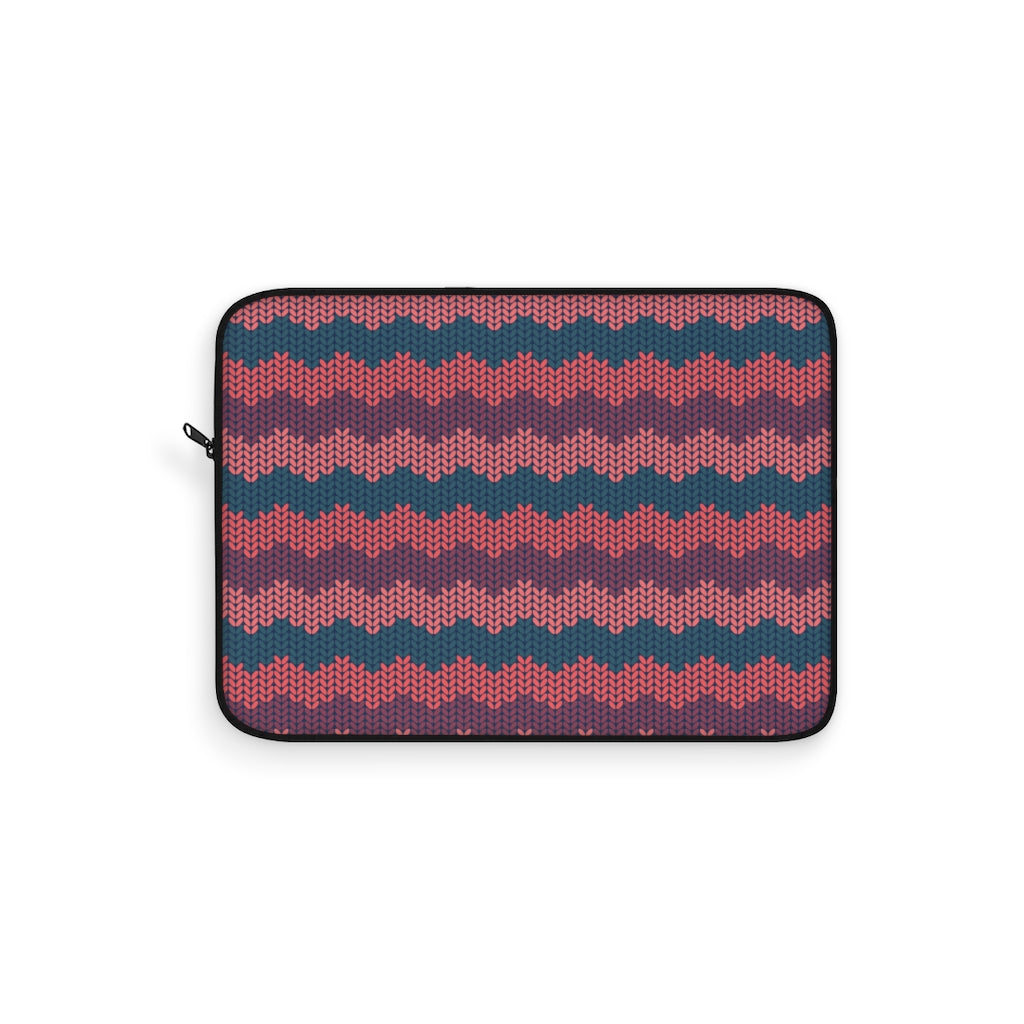 Knit Coral Laptop Sleeve