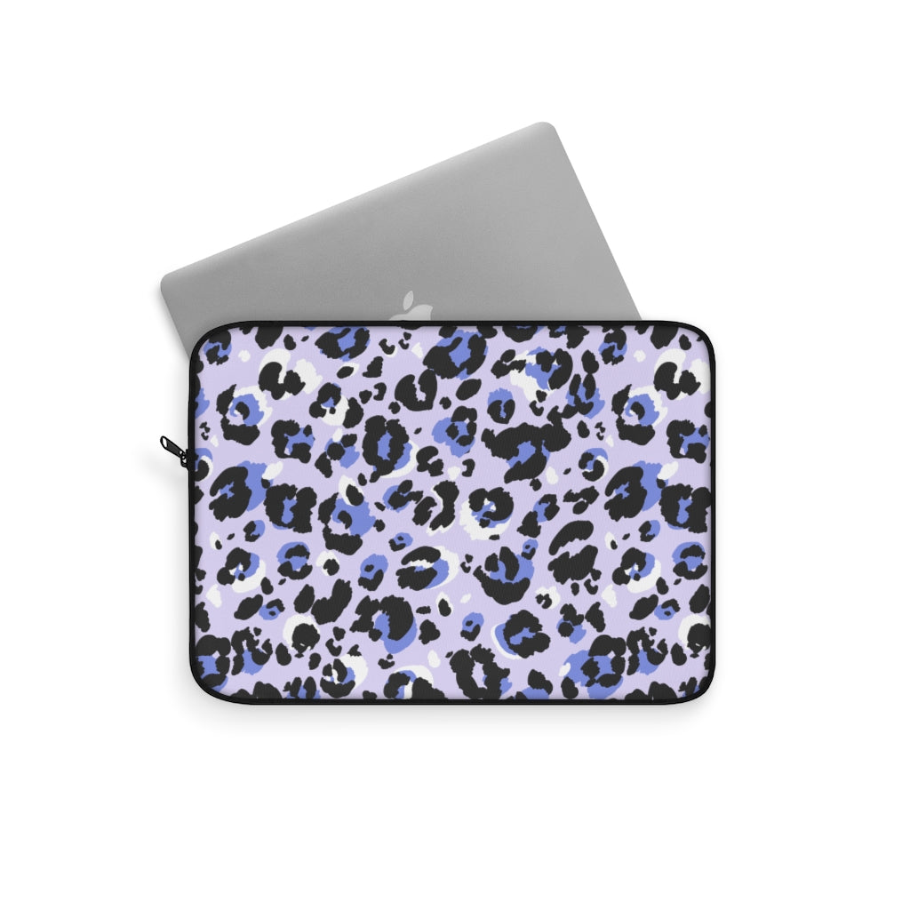 Violet Leopard Laptop Sleeve
