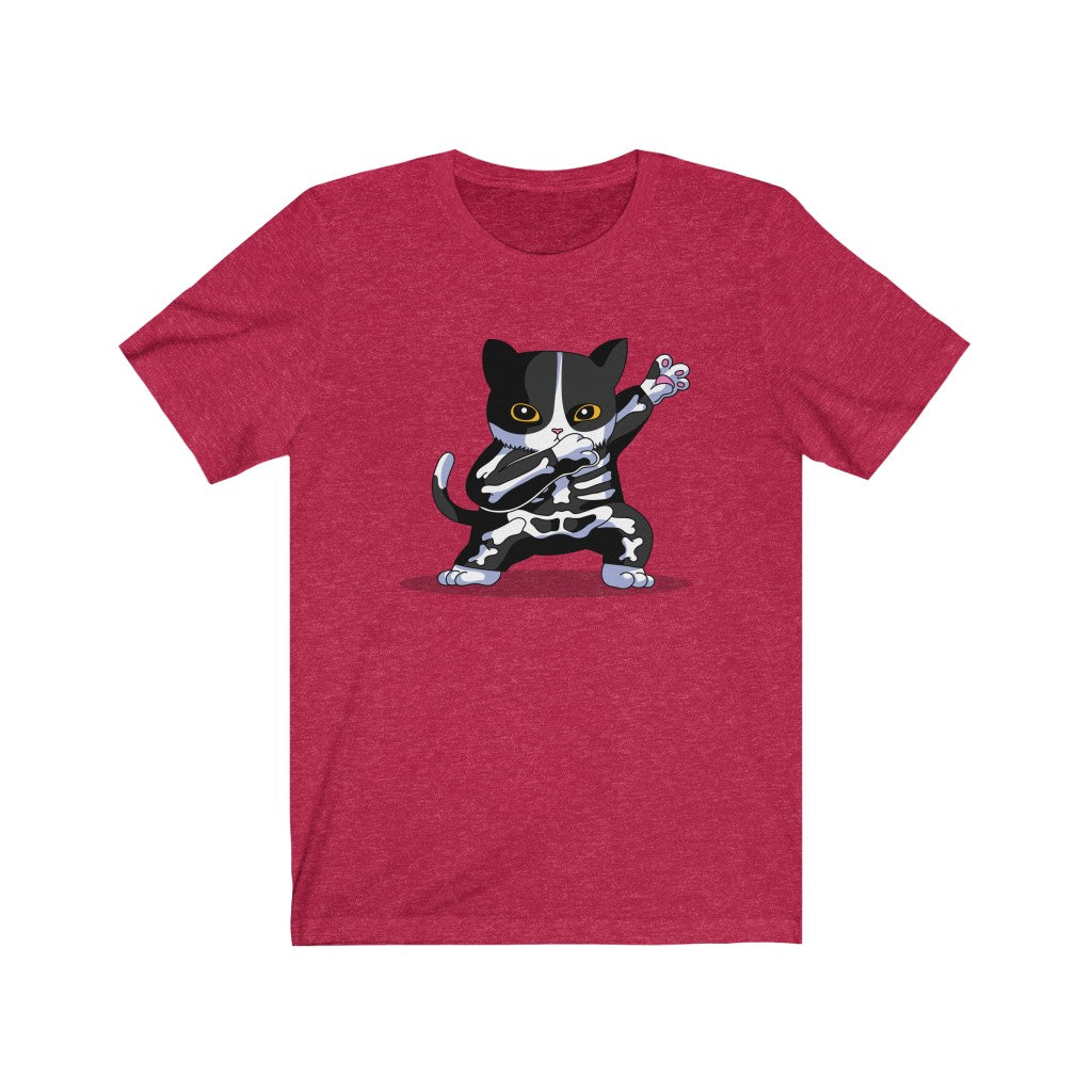 Dabbing Skeleton Cat T-Shirt