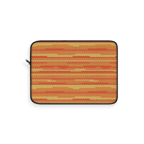 Knit Orange Laptop Sleeve