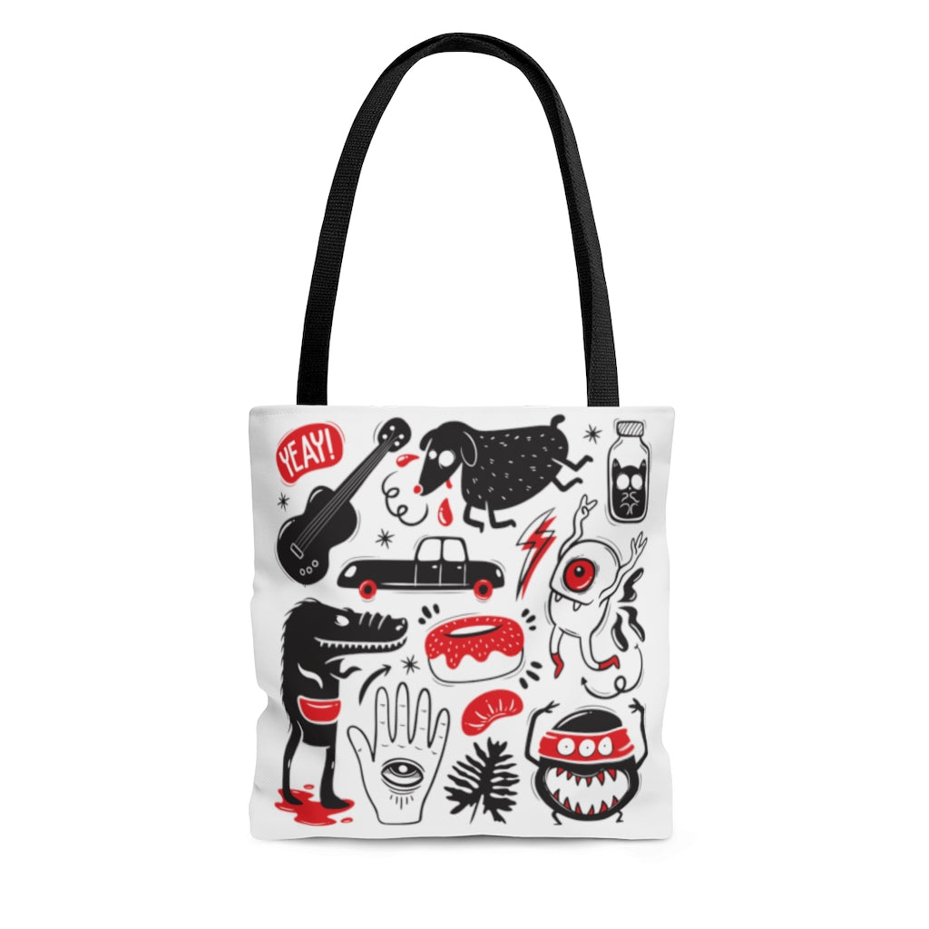 Monster Madness (Yeay Lone Wolf) Tote Bag