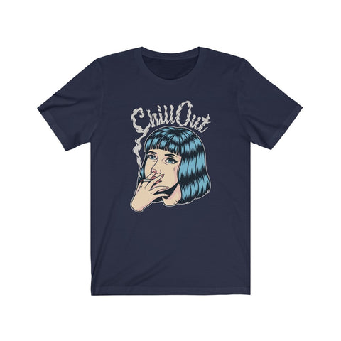 Chill Out Smoking Girl T-Shirt
