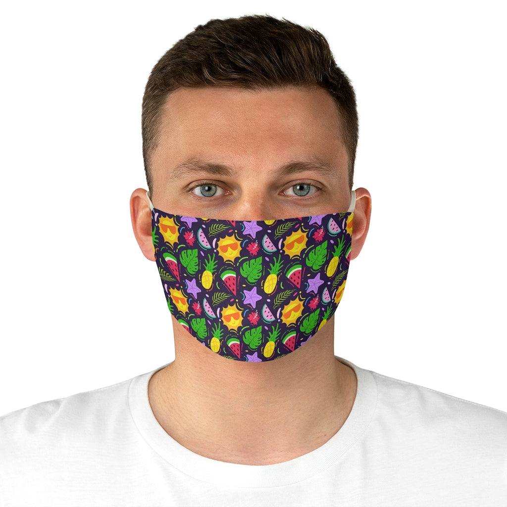Sunny Floral Fruit Face Mask