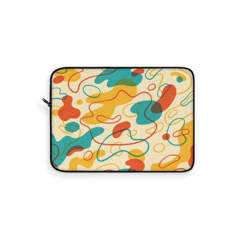 Abstract Colorful Amoeba Laptop Sleeve