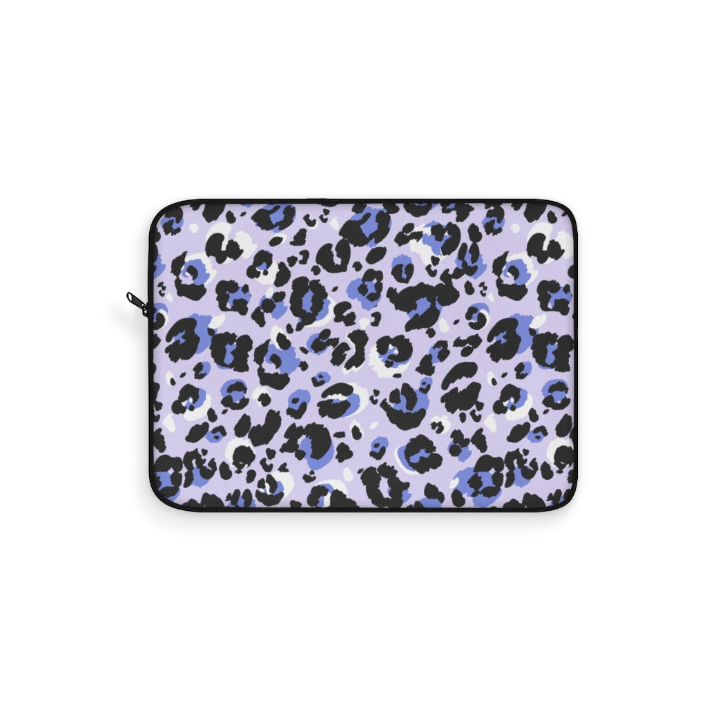 Violet Leopard Laptop Sleeve