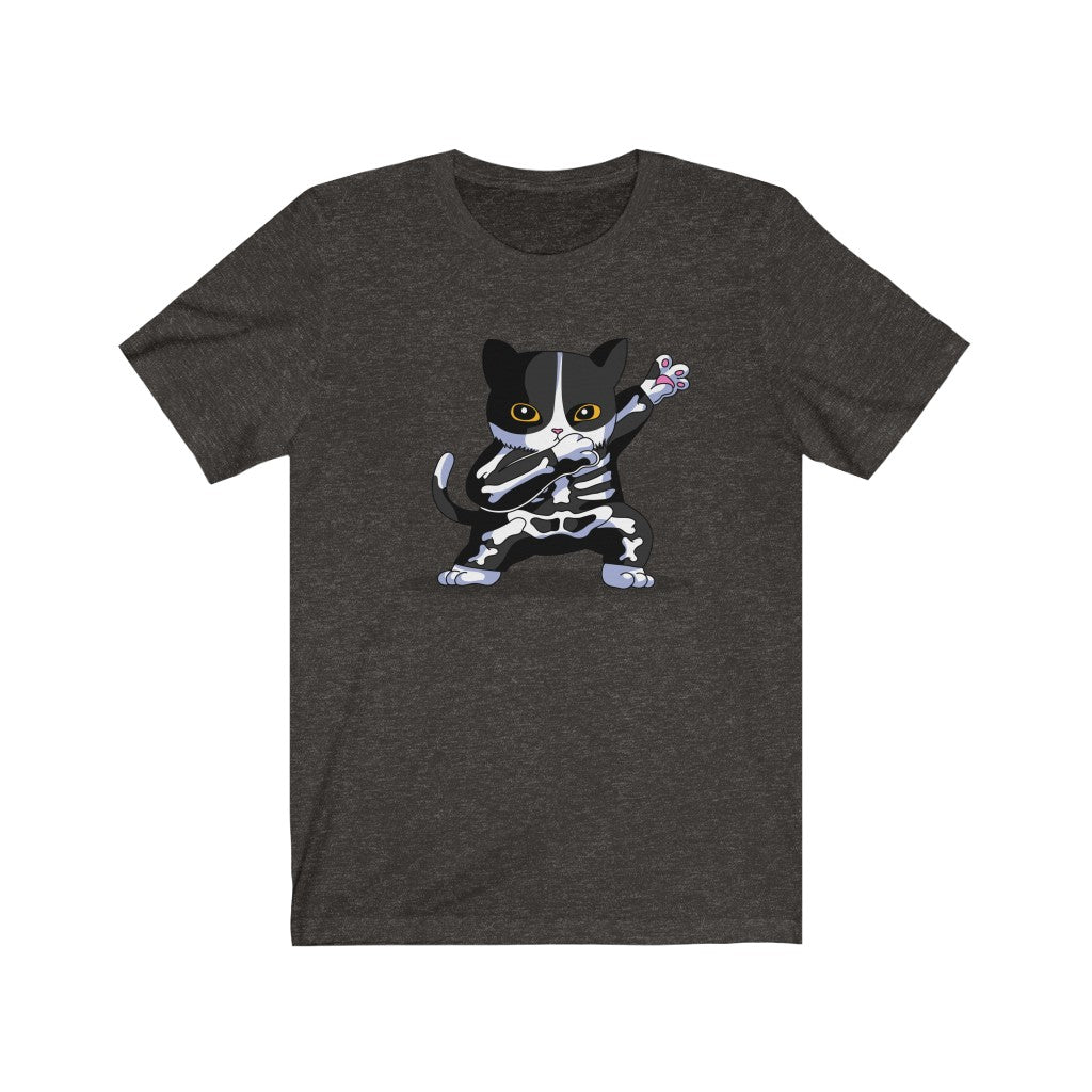 Dabbing Skeleton Cat T-Shirt