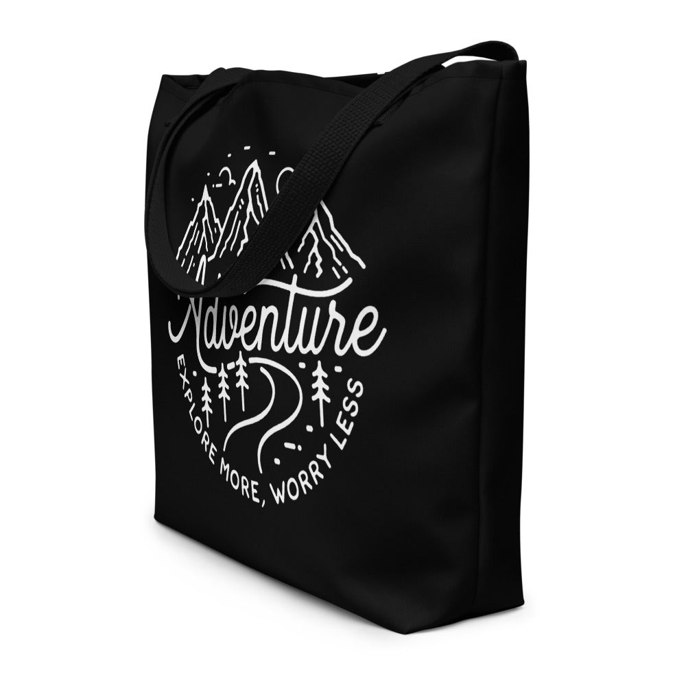 Adventure Explore More Worry Less Tote Bag