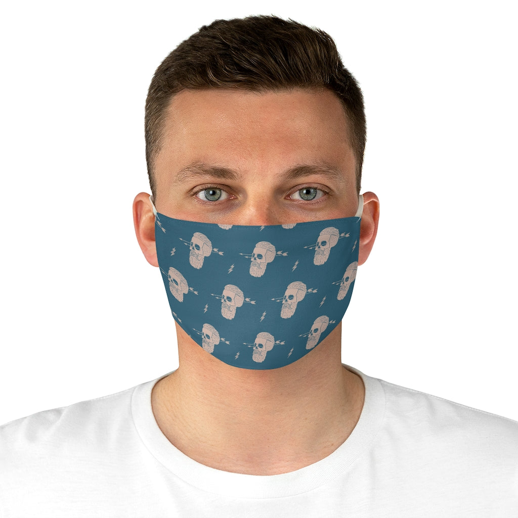 Hipster Watching You Face Mask