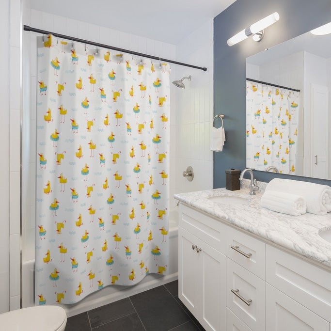 Duck Army Shower Curtain