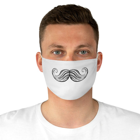 Hipster Curly Moustache Face Mask