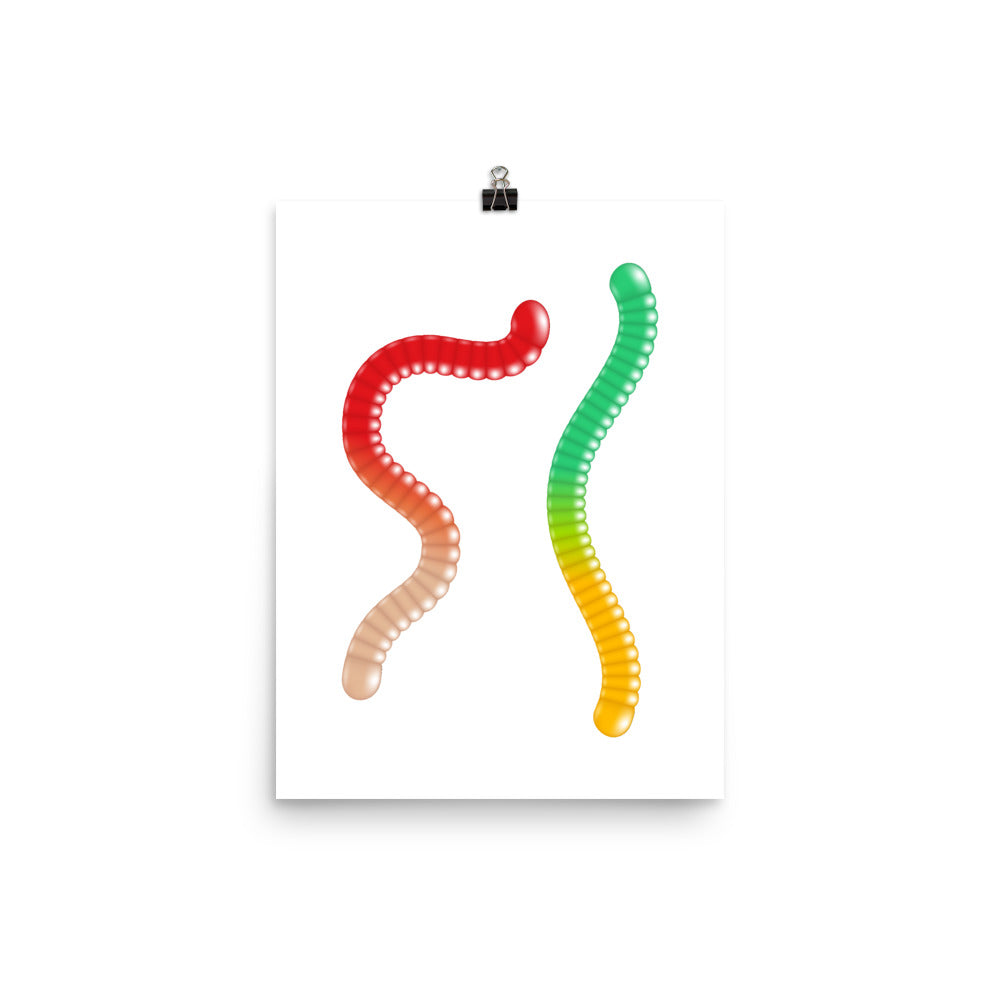 Gummy Worms Poster