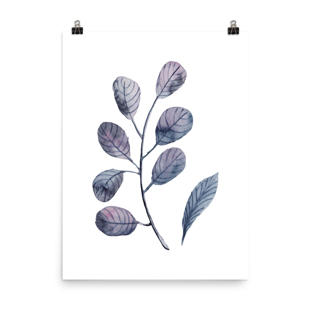 Watercolor Floral Poster