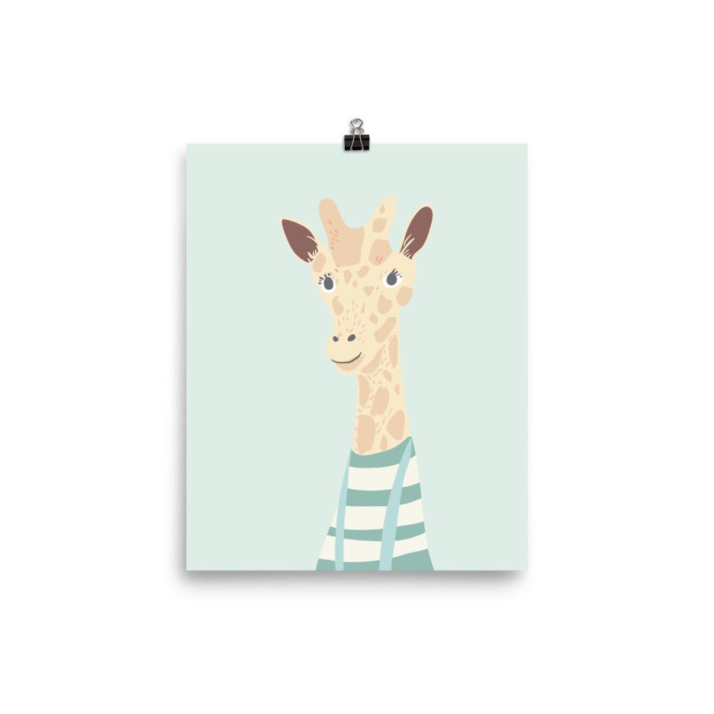 Mr. Giraffe Poster