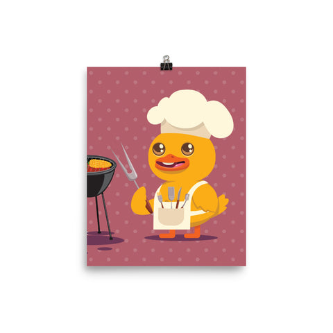 BBQ Duck Poster