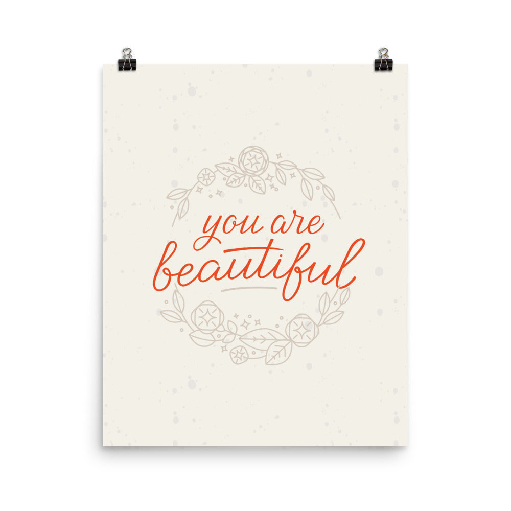 You Are Beautiful Poster