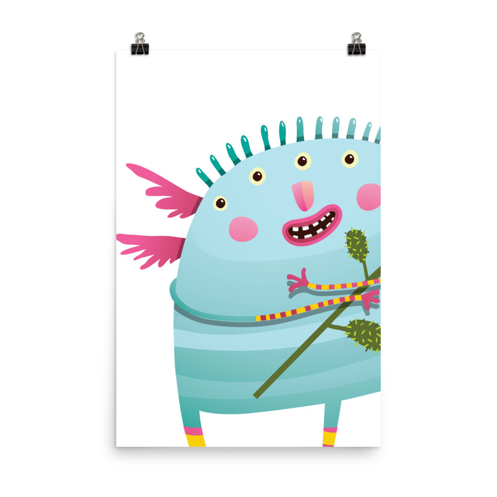 Whimsical Creatures Poster
