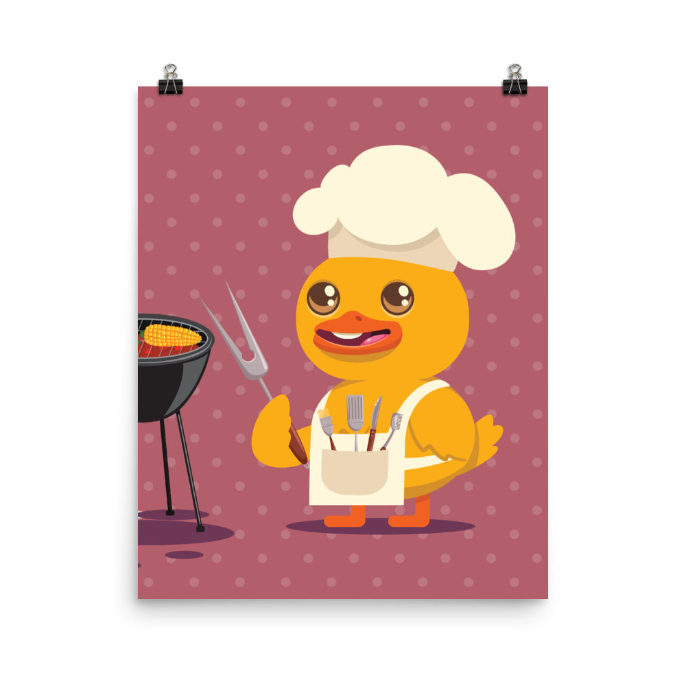 BBQ Duck Poster
