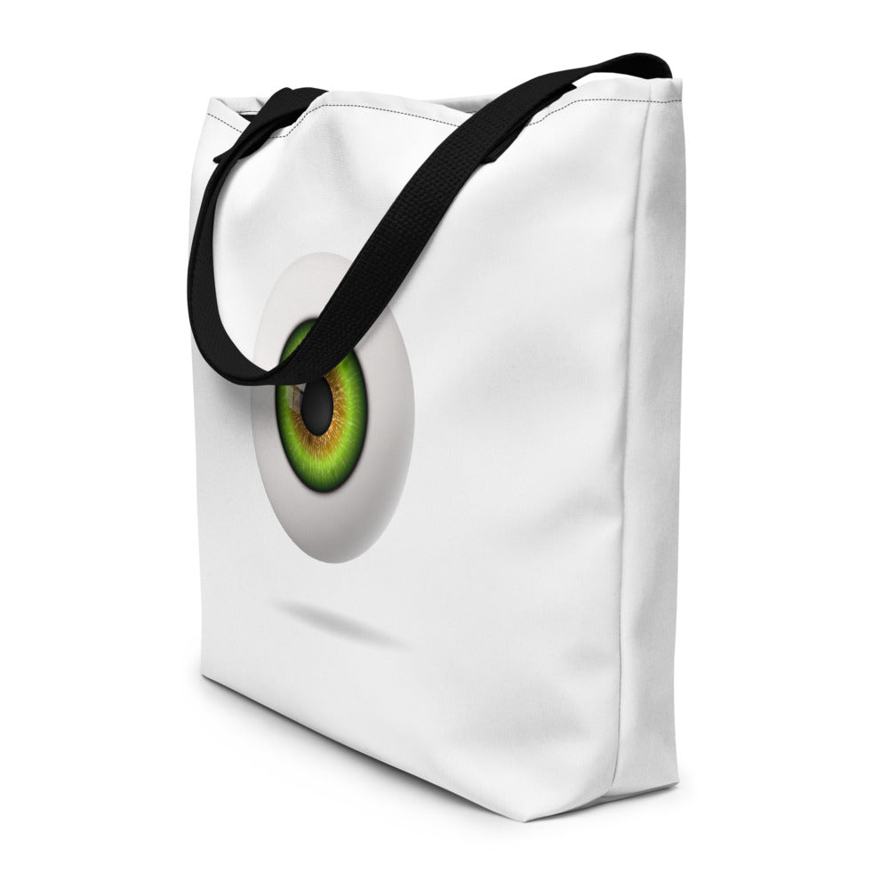 The Third Eyeball (Brown Green) Tote Bag